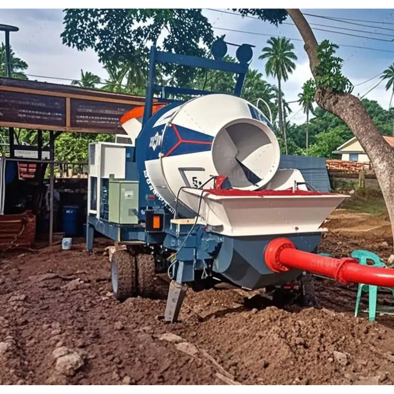 Concrete Mixer with Pump