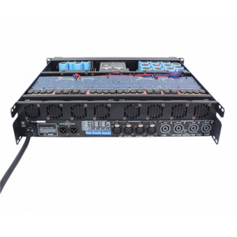 8 Rear Fans Cooling System Audio Power Amplifier