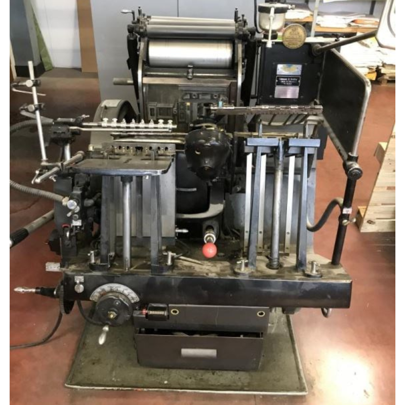 Heidelberg Platen T Press with Roller 