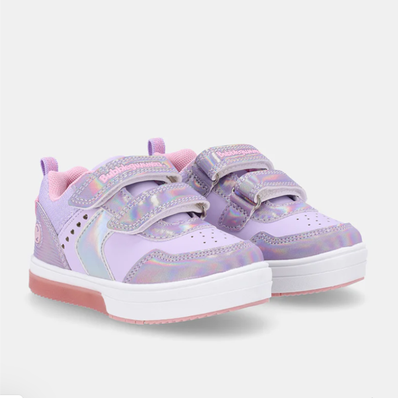 Girl's Neon Sneakers (Lilac)