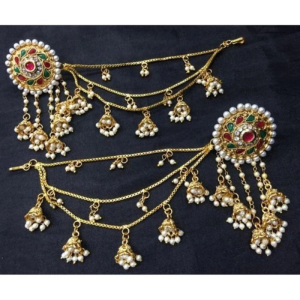 Ladies Bahubali Fancy Earrings Set