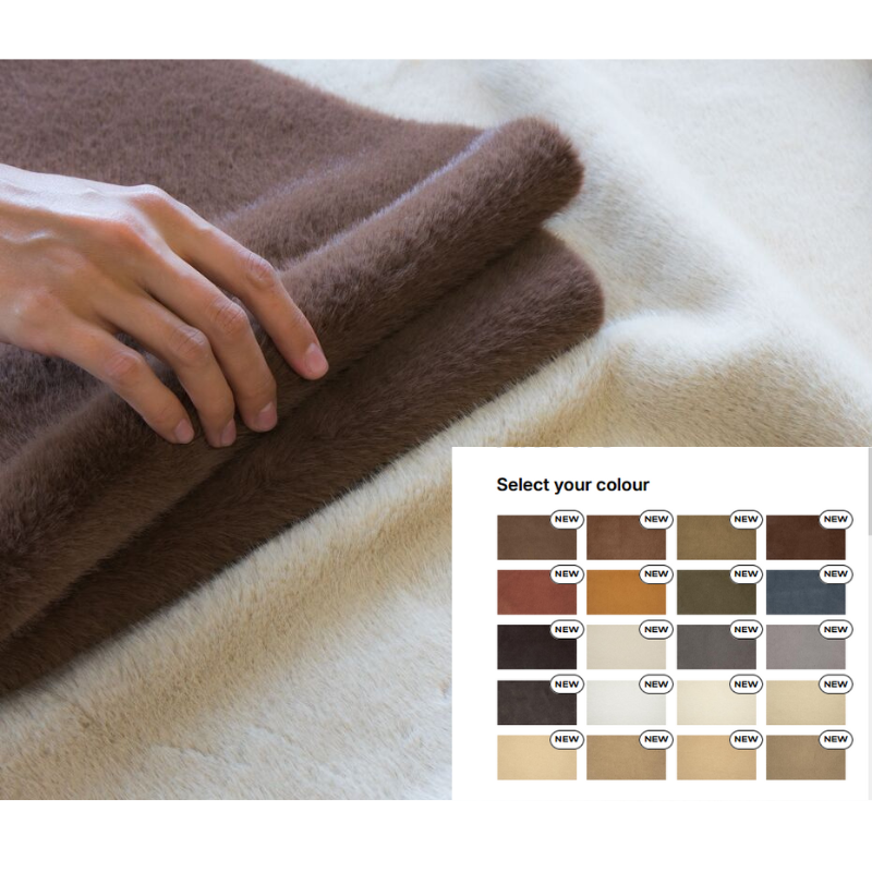 Arctic Velvet Upholstery Material