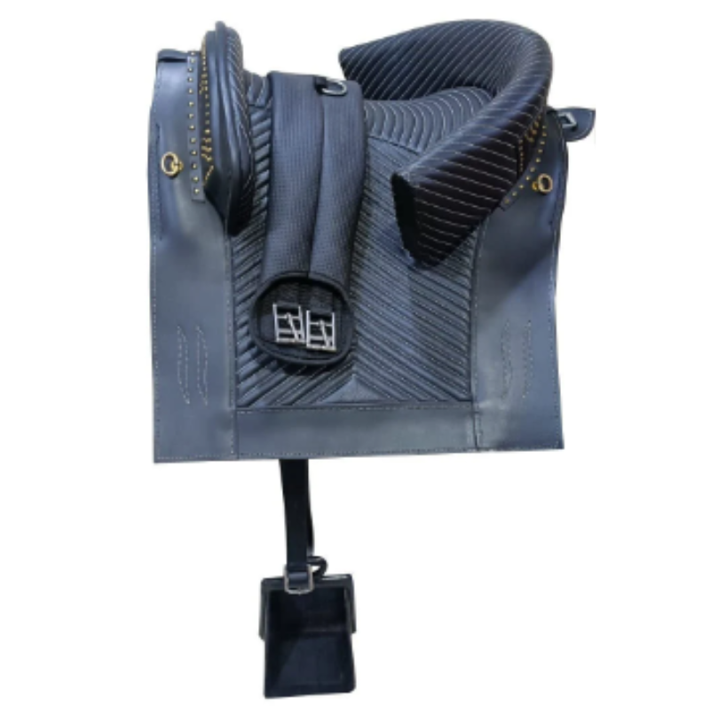 Spanish Leather Horse Saddle