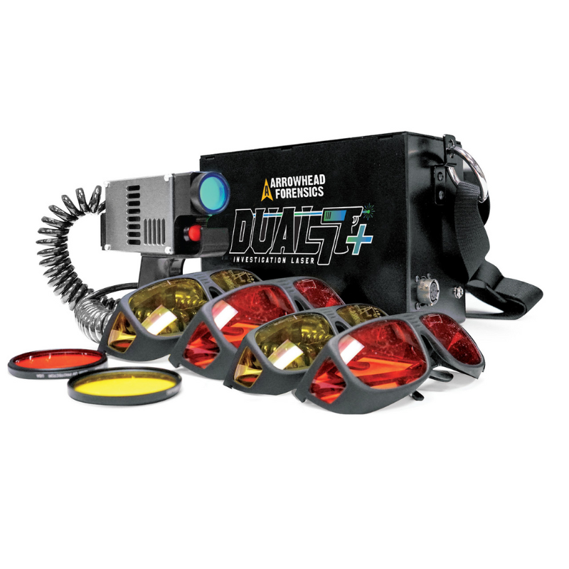 Dual 77+ Pistol Grip Investigation Laser - 8W 532nm and 8W 445nm