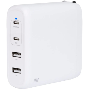 Monoprice USB-C Charger, 100W 4-port PD GaN Technology Foldable Wall Charger