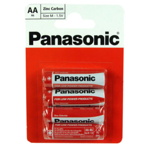 Zinc Carbon AA Batteries 