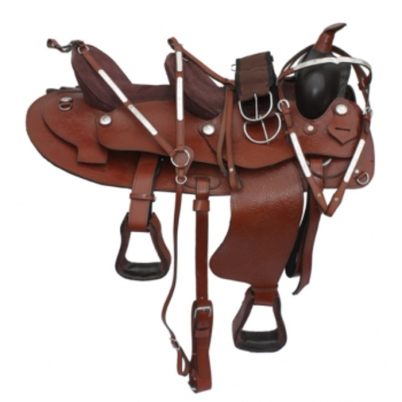 Double seat Western Saddle