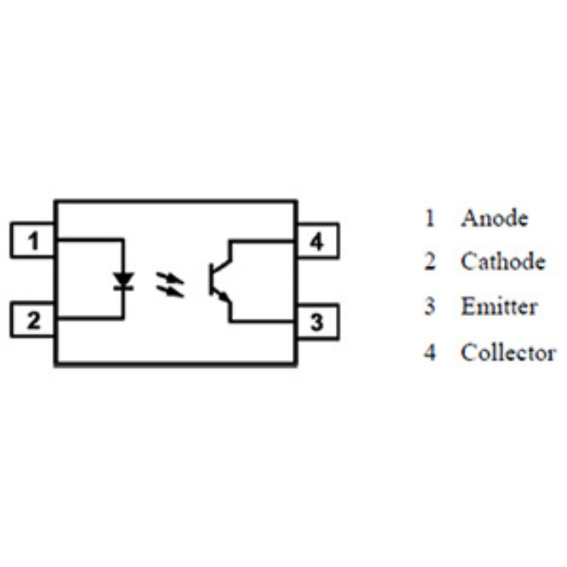 CNY65 4 Pin, DIP, Transistor, High Isolation Voltage Optocoupler
