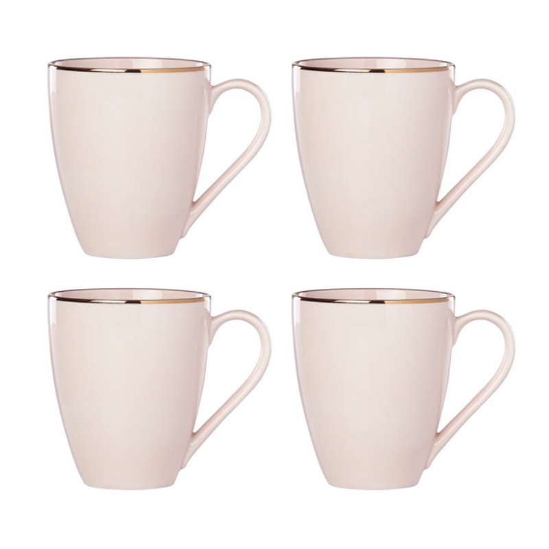 Gold Rimmed Coffee Mugs